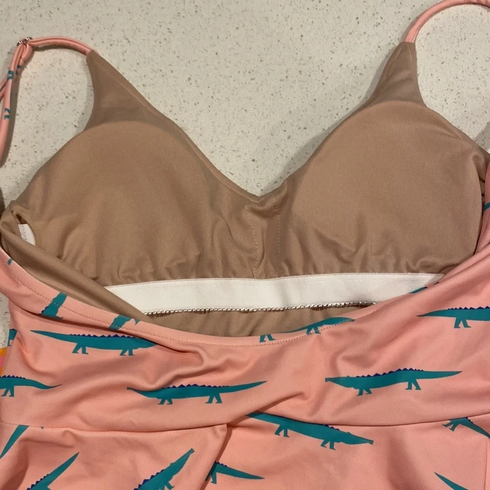 Kortni Jeane Alligator Swim Top